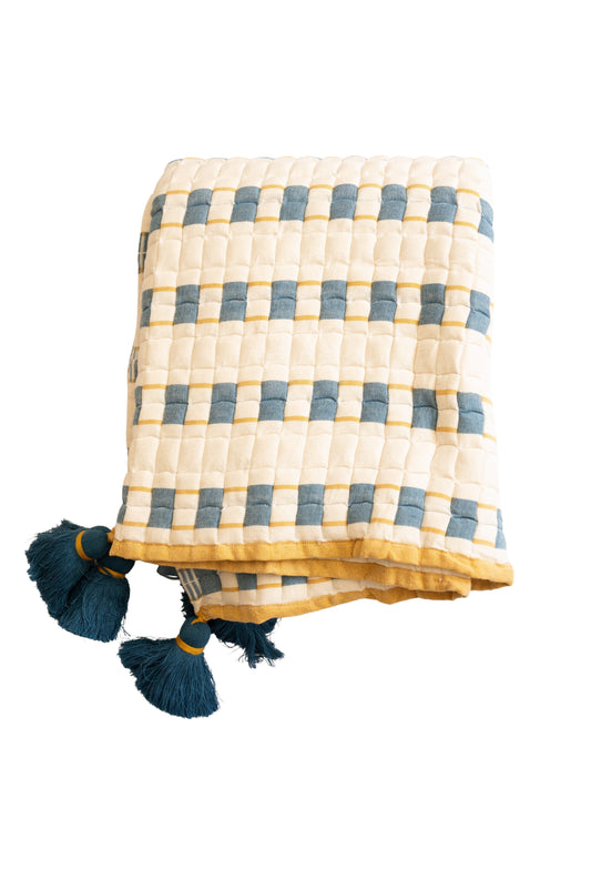 Indra Handwoven Sujani Throw
