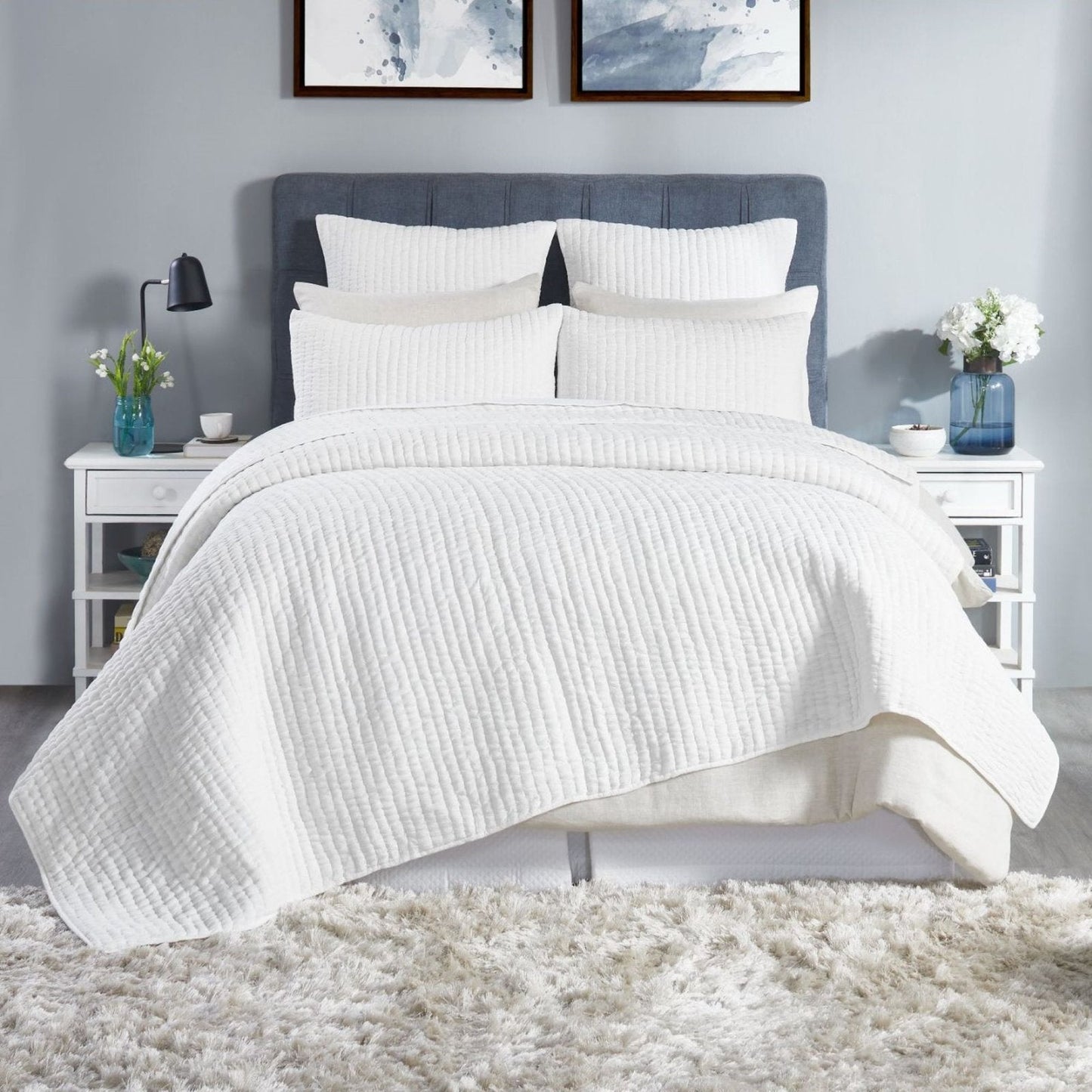 Bella Stone Washed Cotton Quilt