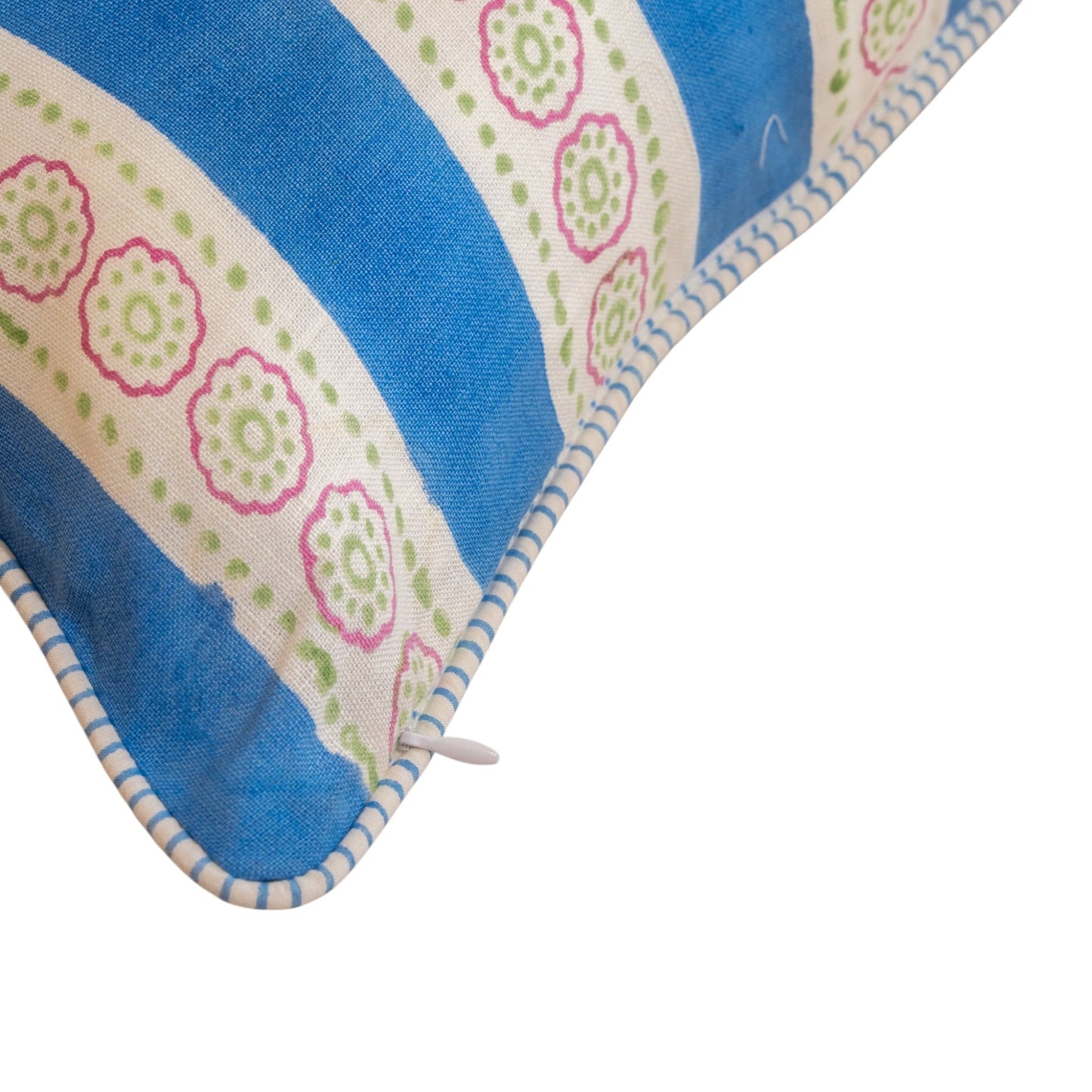 Malhaar Linen Pillow Cover - Blue