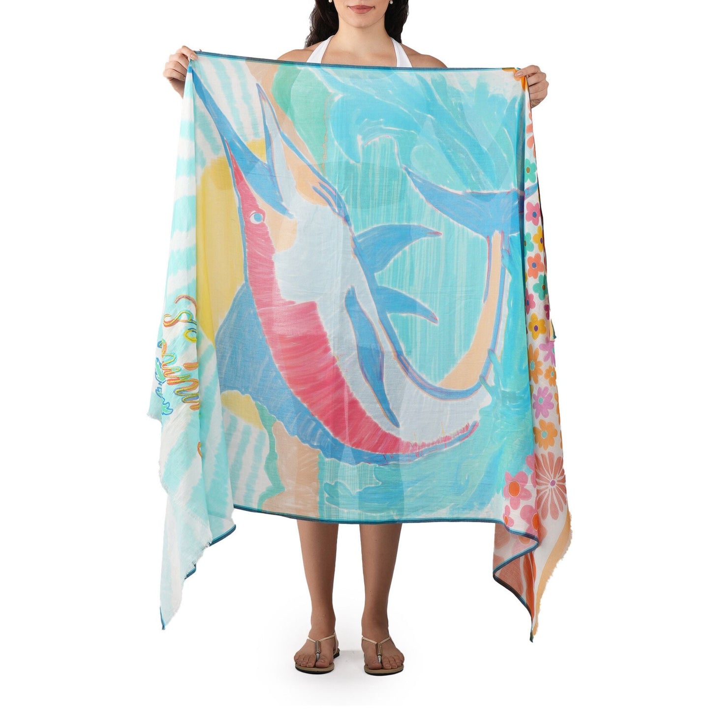 Summer Vibes Scarf - Aquamarine