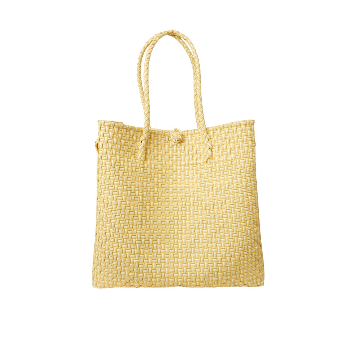 The Maxi Ella Handwoven Tote  · Recycled Plastic