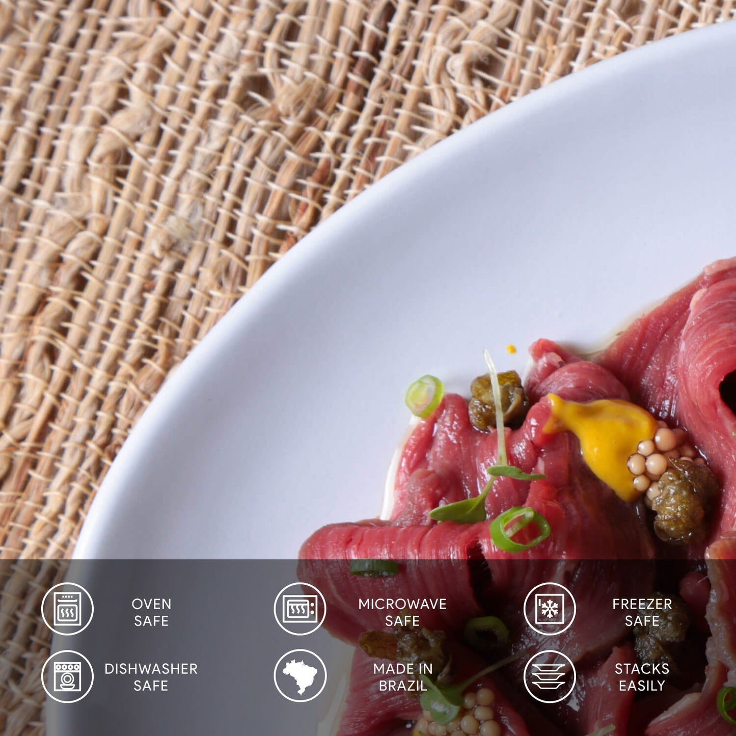 Oval Dessert Plate Set of 6