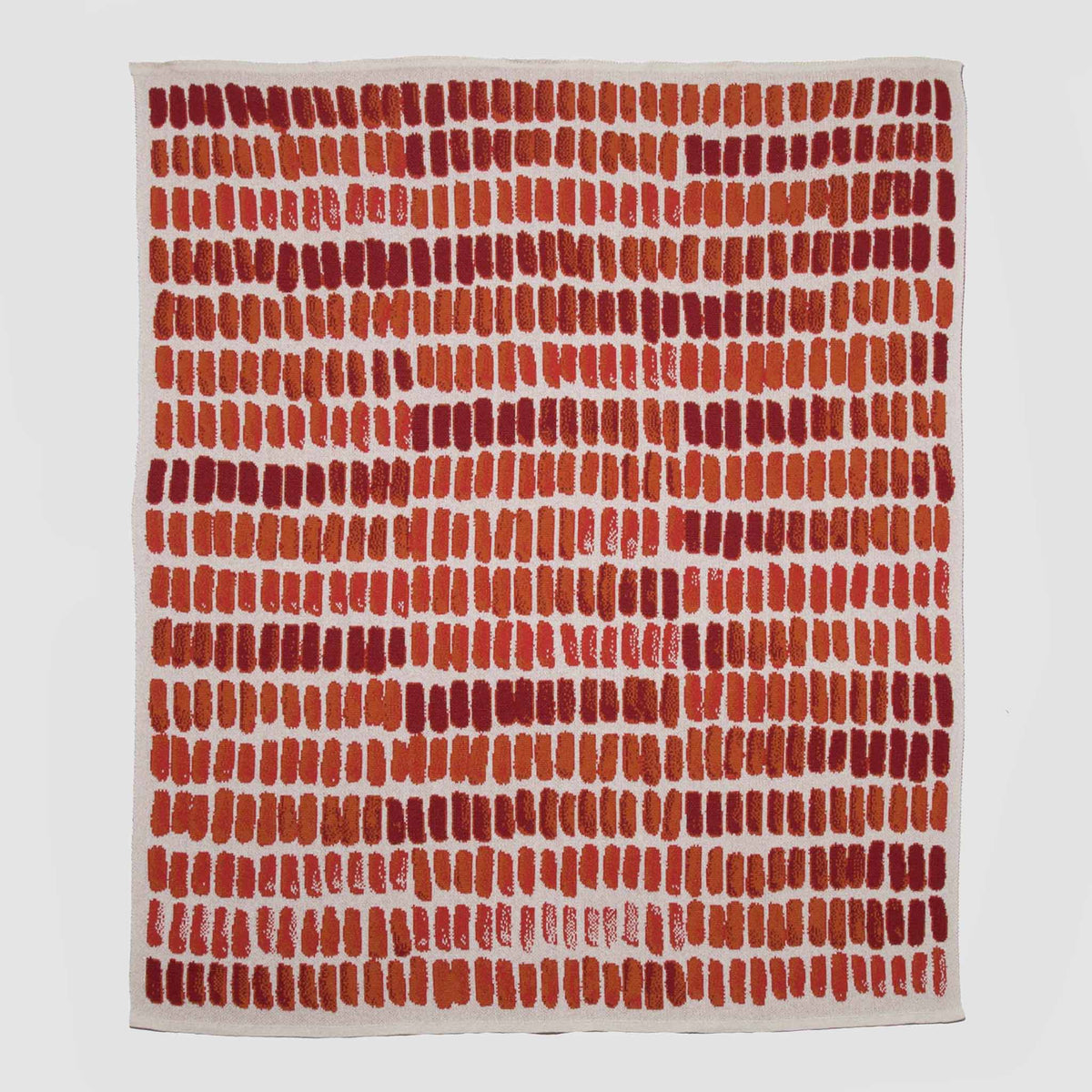 Watercolor by Kelly Harris Smith - Cotton Sustainable Knit Patterned Throw Blanket