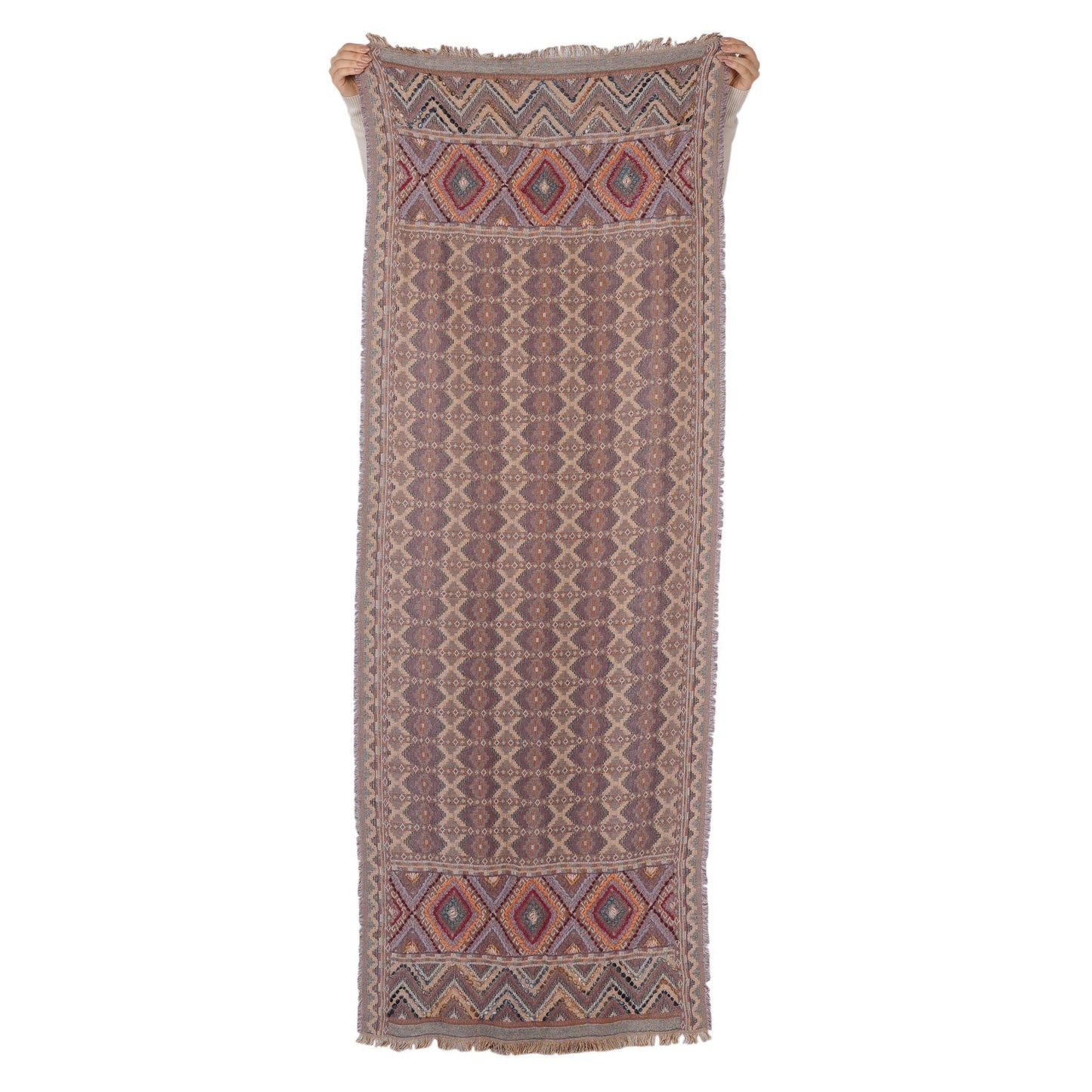 Sierra Geometric Scarf - Lavender