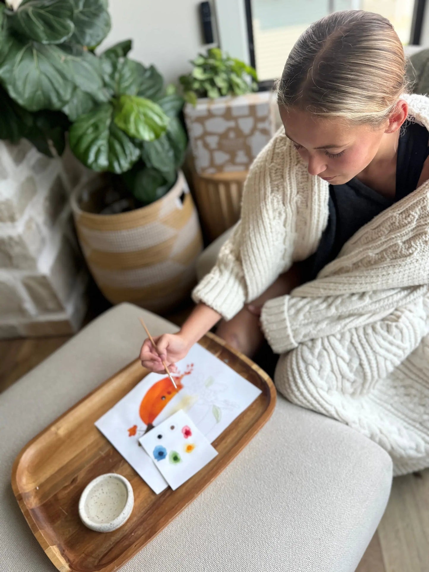 All-in-One Watercolor Art Prints + Postcards: Desert Botanicals