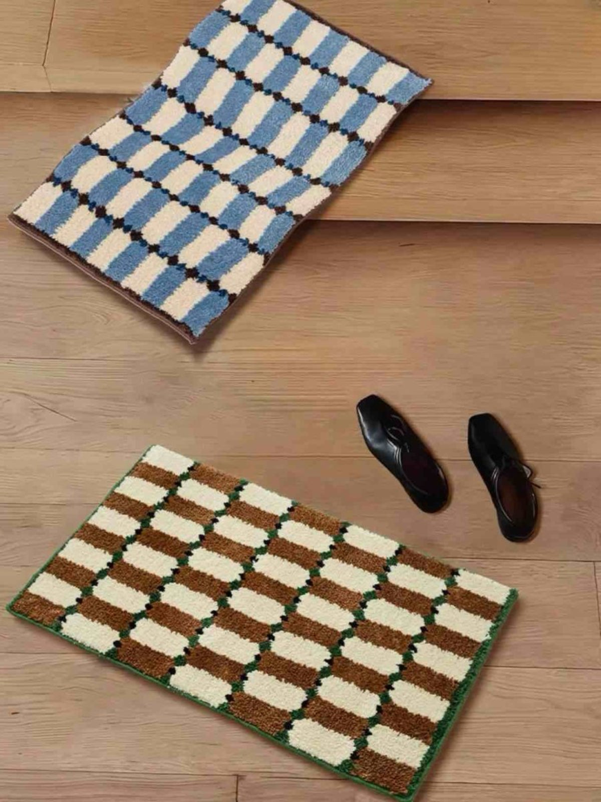 Retro Checker Bath Rug