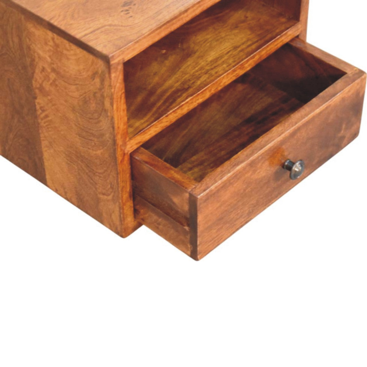 Solis 1-Drawer Chestnut Wall-Mounted Nightstand