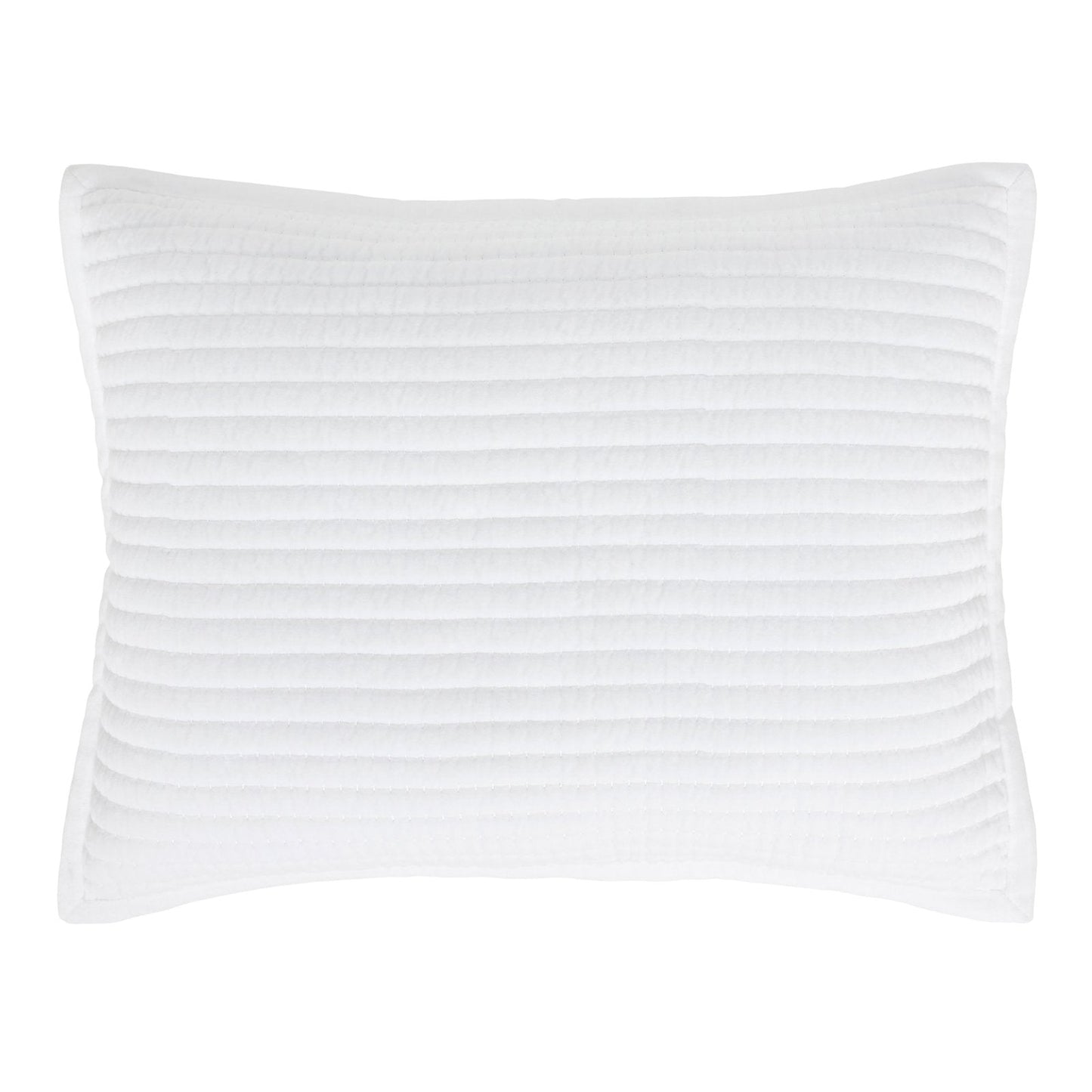 Milton Channel Stitched Velvet Coverlet Sham