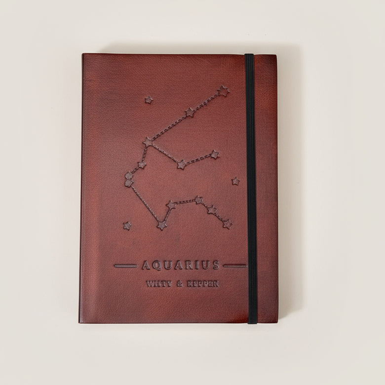 Astrology Zodiac Handmade Leather Journal