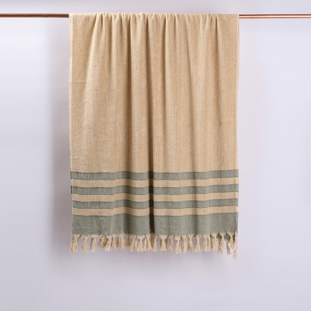 Hand loomed Linen Terry Bath Towel