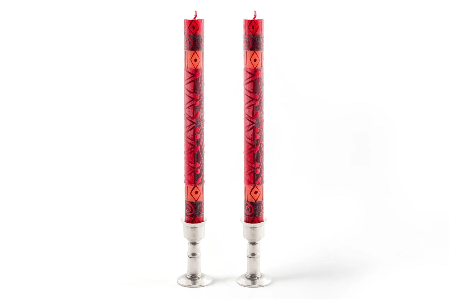 Berry Blaze Painted Candles