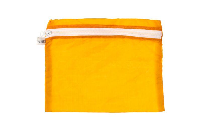 VINTAGE PARACHUTE LIGHT POUCH - LARGE - ORANGE