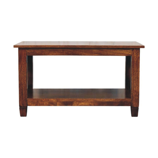 Solid Wood Belmont X-Frame Coffee Table