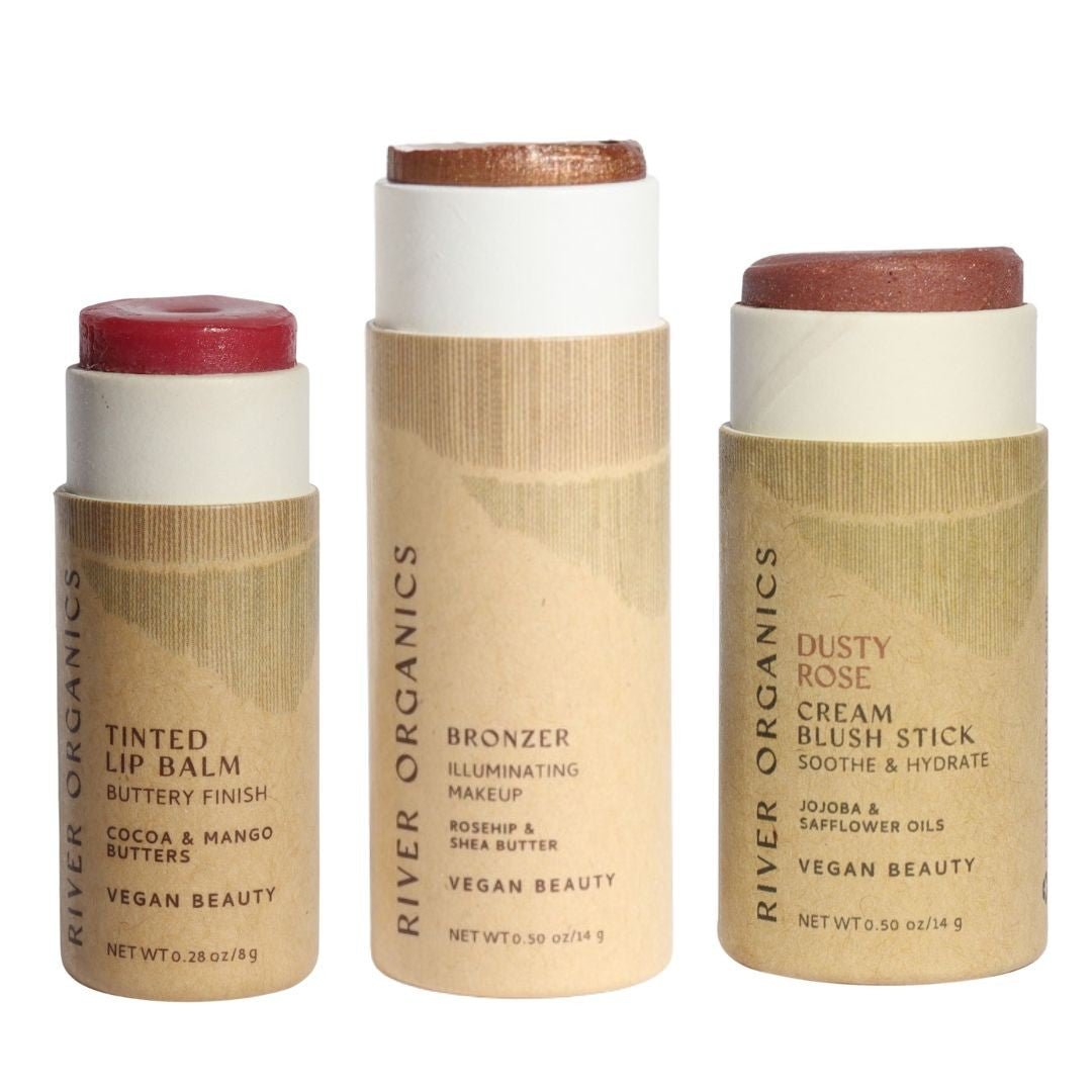 Lip + Highlighter + Blush Set