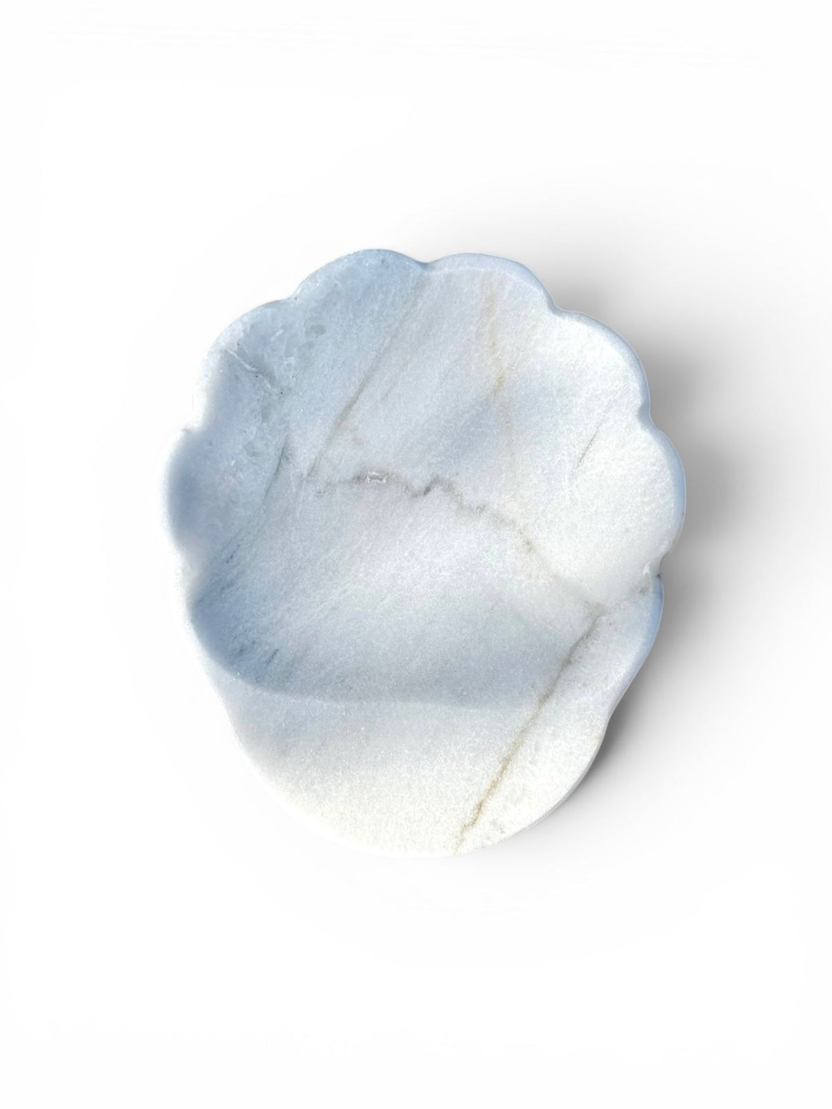 Belle Marble Spoon Rest , White