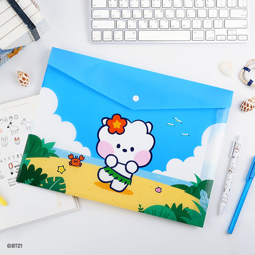 BTS x BT21 Minini Pp File Pocket A4 Vacance