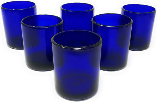 Pure Cobalt Tumbler Glasses - Set of 6