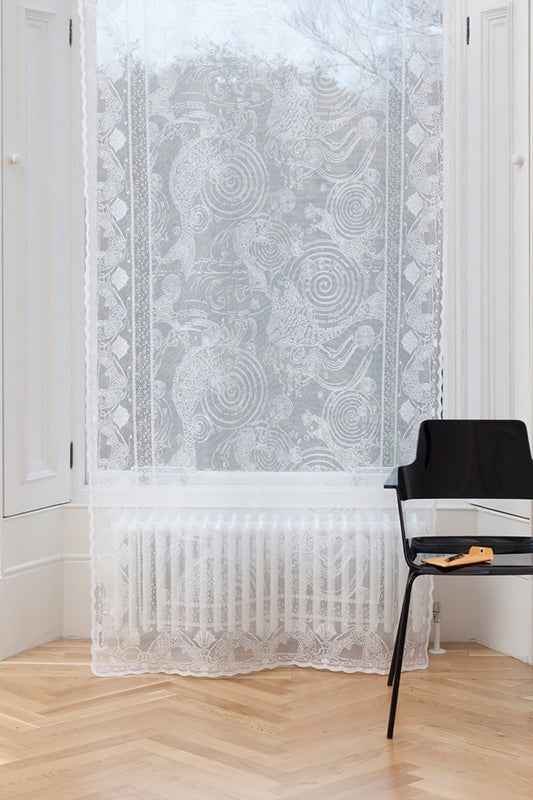 Scottish Lace Panels: The Japanese Carp