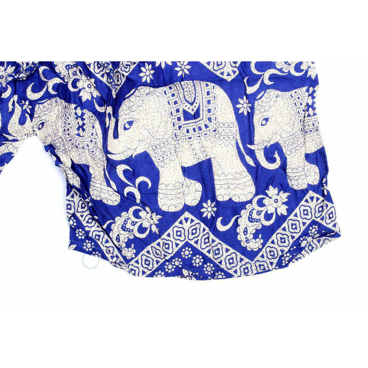 Sustainably Made Bohemian Style Printed Elephant Shorts - Thailand