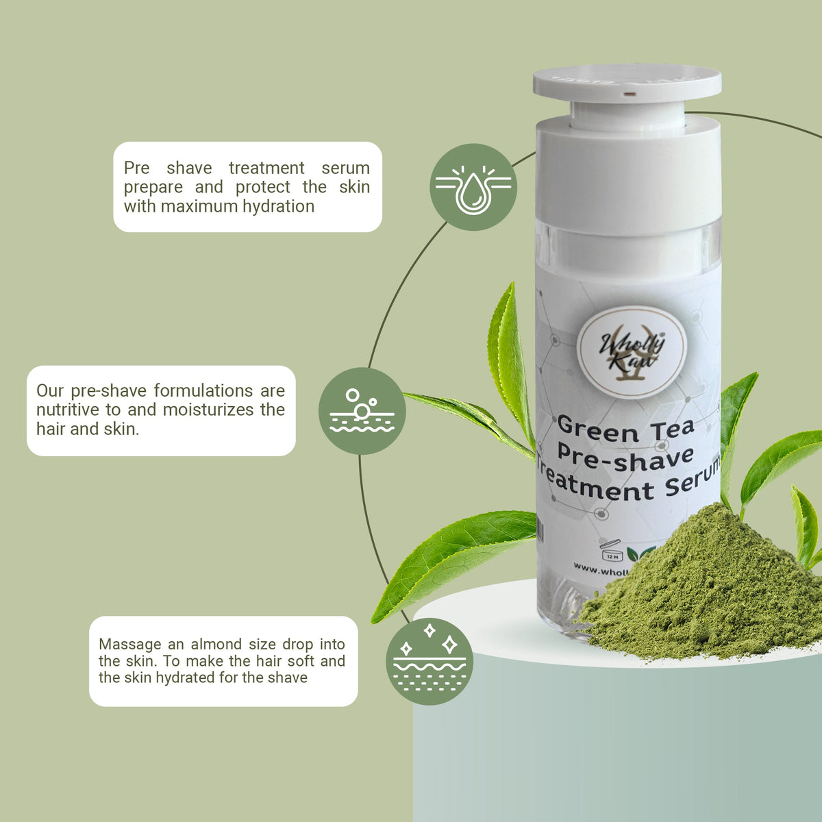 Green Tea Pre-Shave Treatment Serum