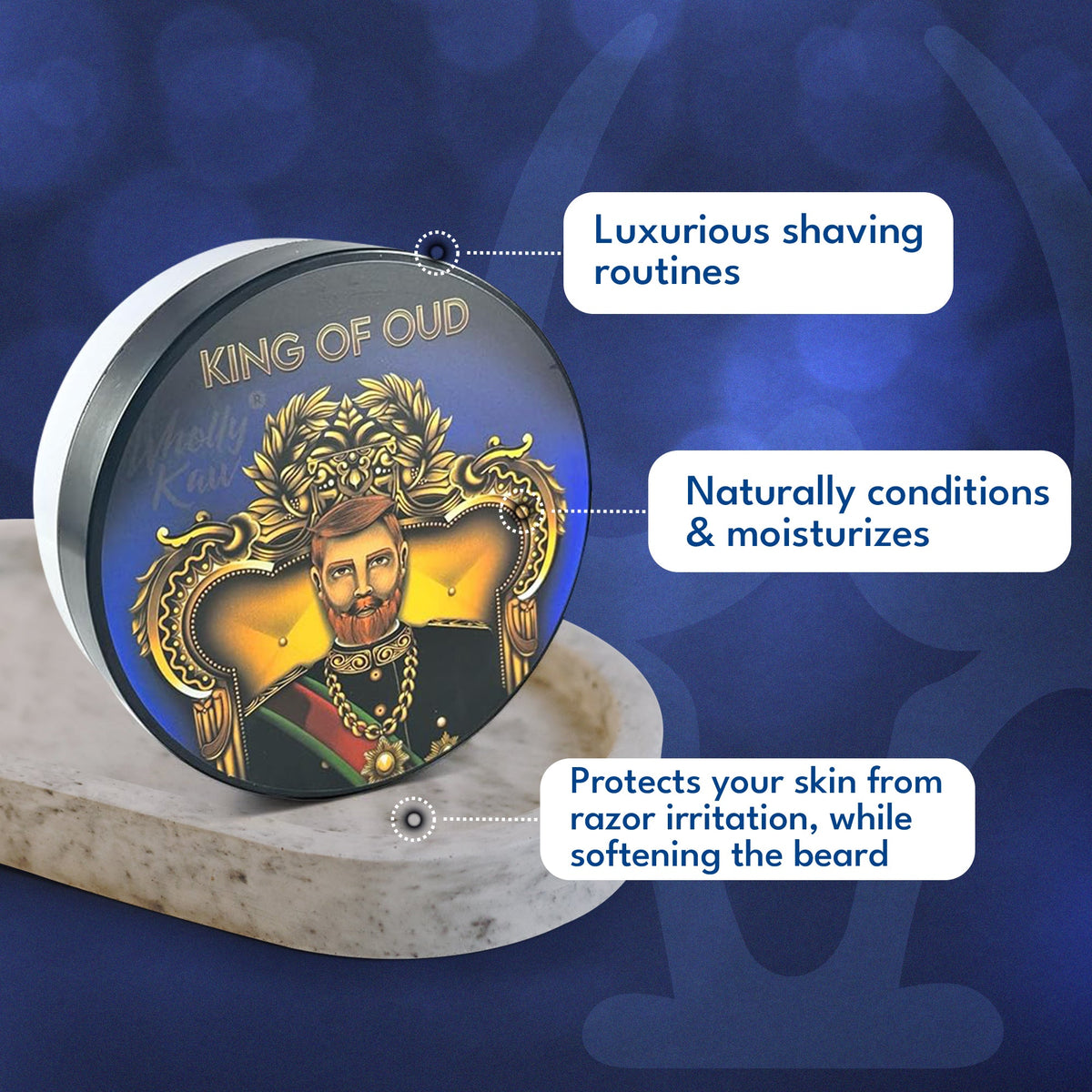 King of Oud Shaving Soap
