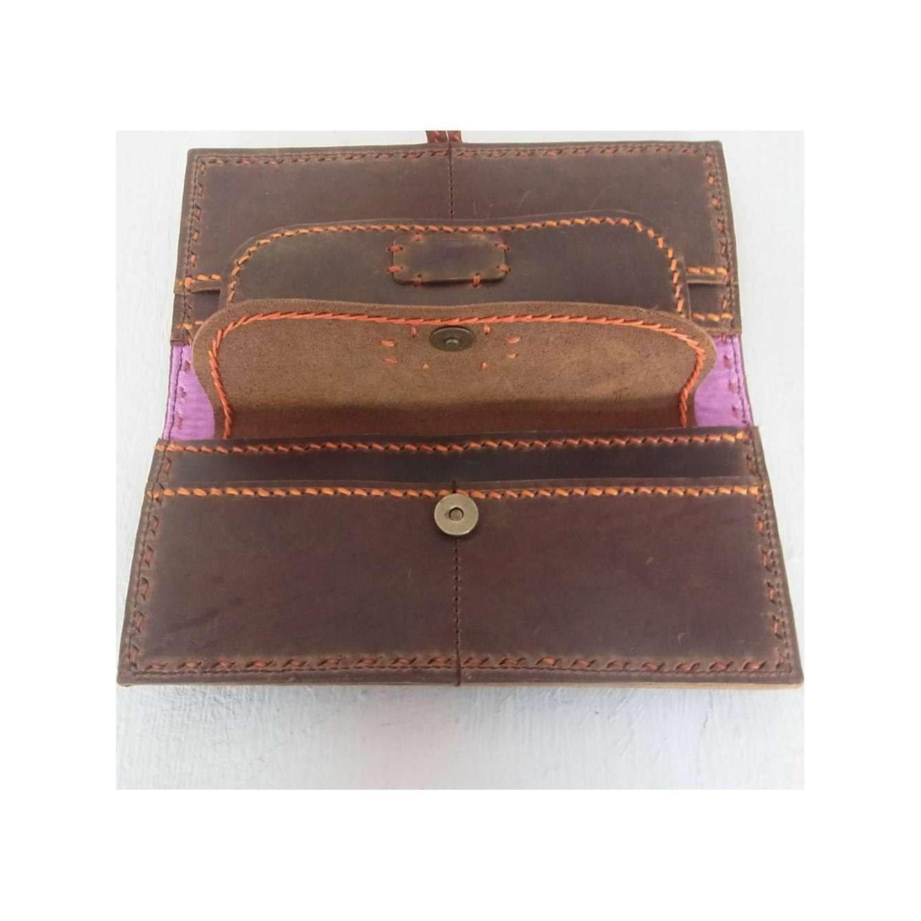Upcycled Antique Applique Wallet - Thailand