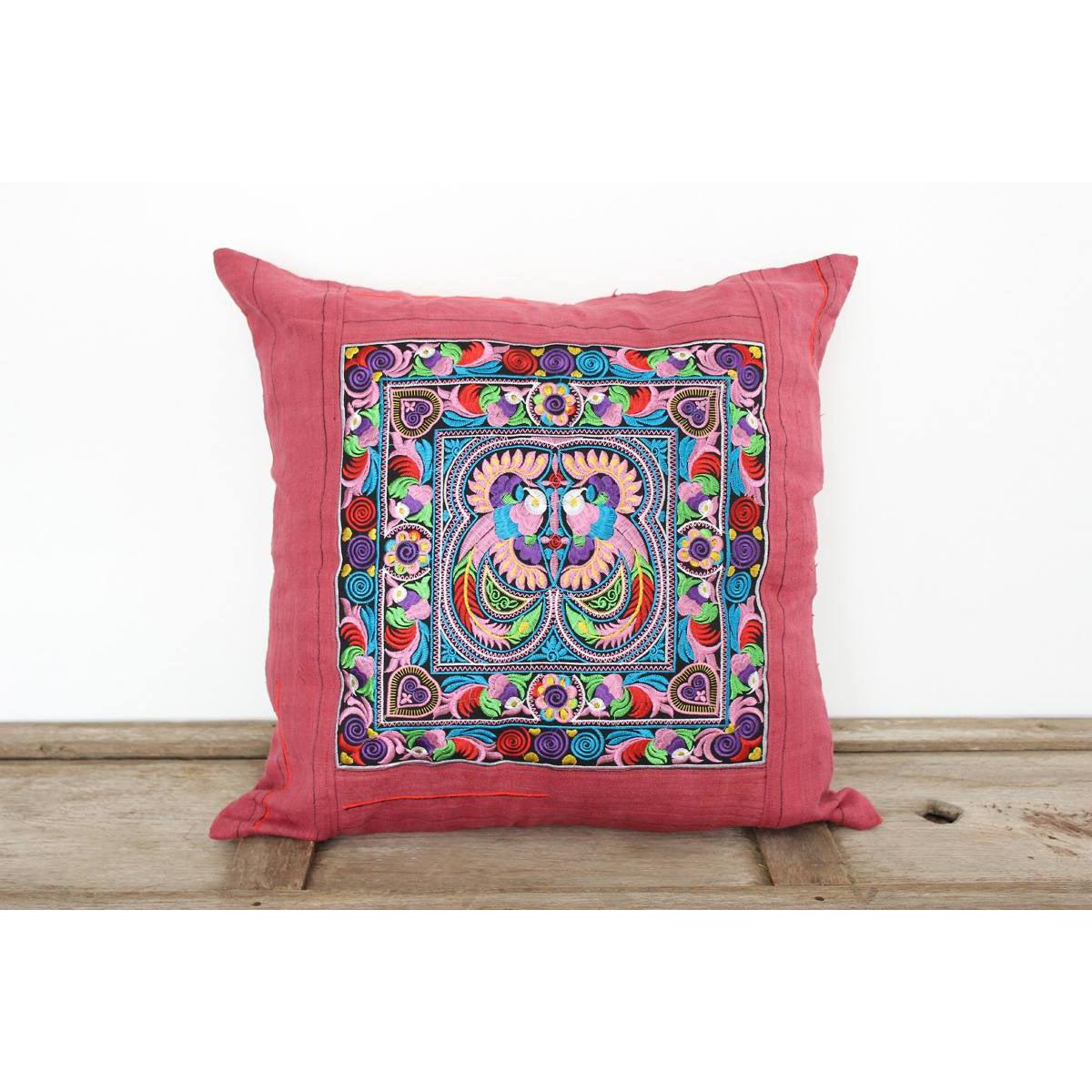 Oversized Sunan Embroidered Pillow Cover - Thailand