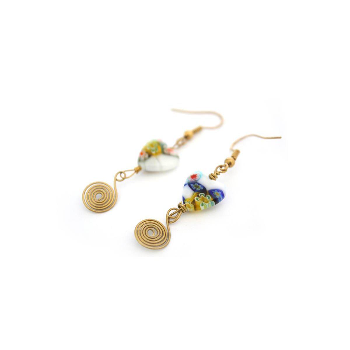 Milly Blown Glass Earrings - Thailand