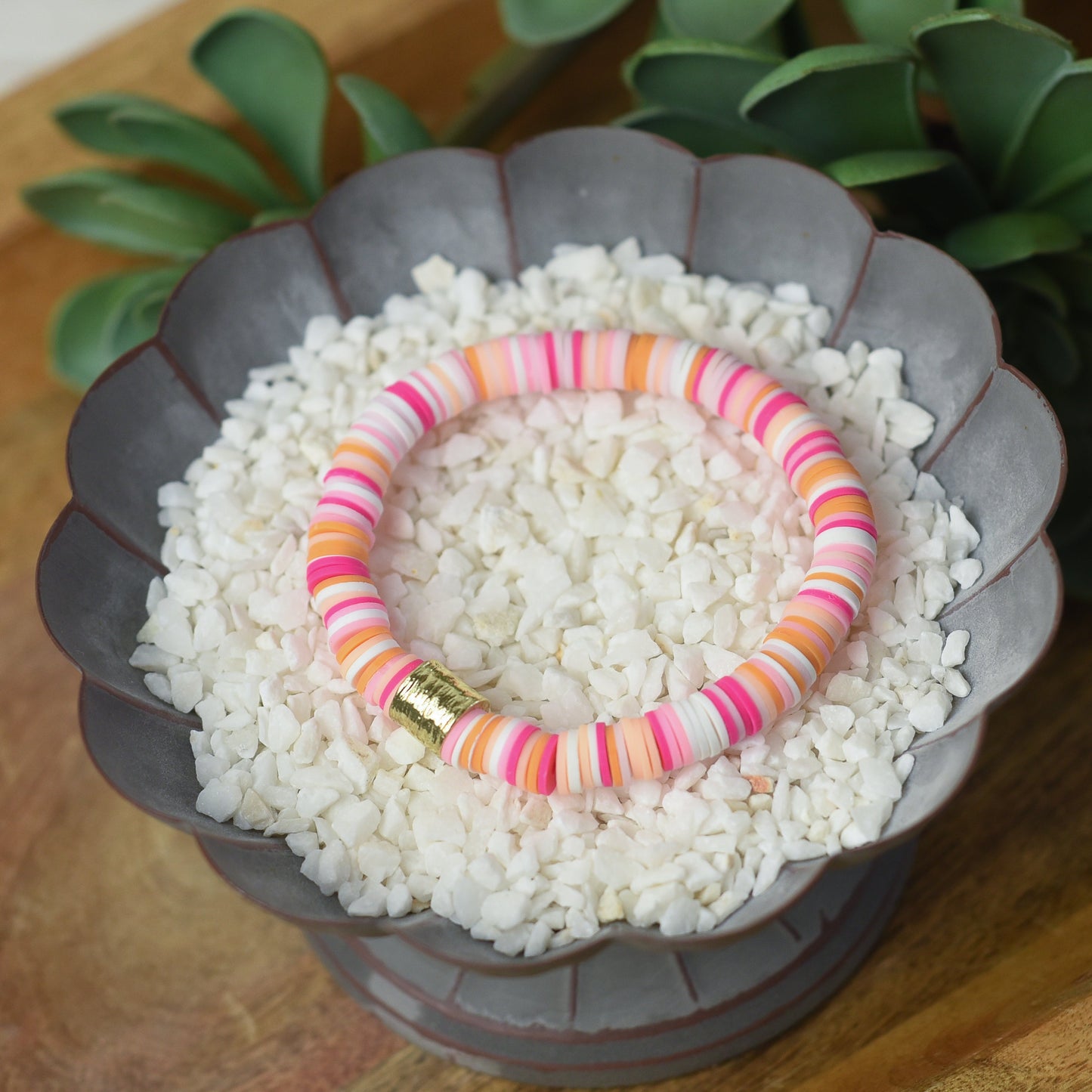 Kendra Silicone Disc Stretch Bracelet