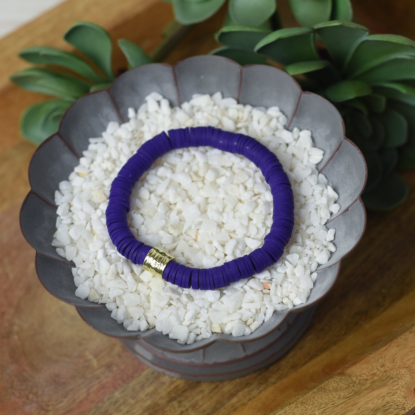 Kendra Silicone Disc Stretch Bracelet