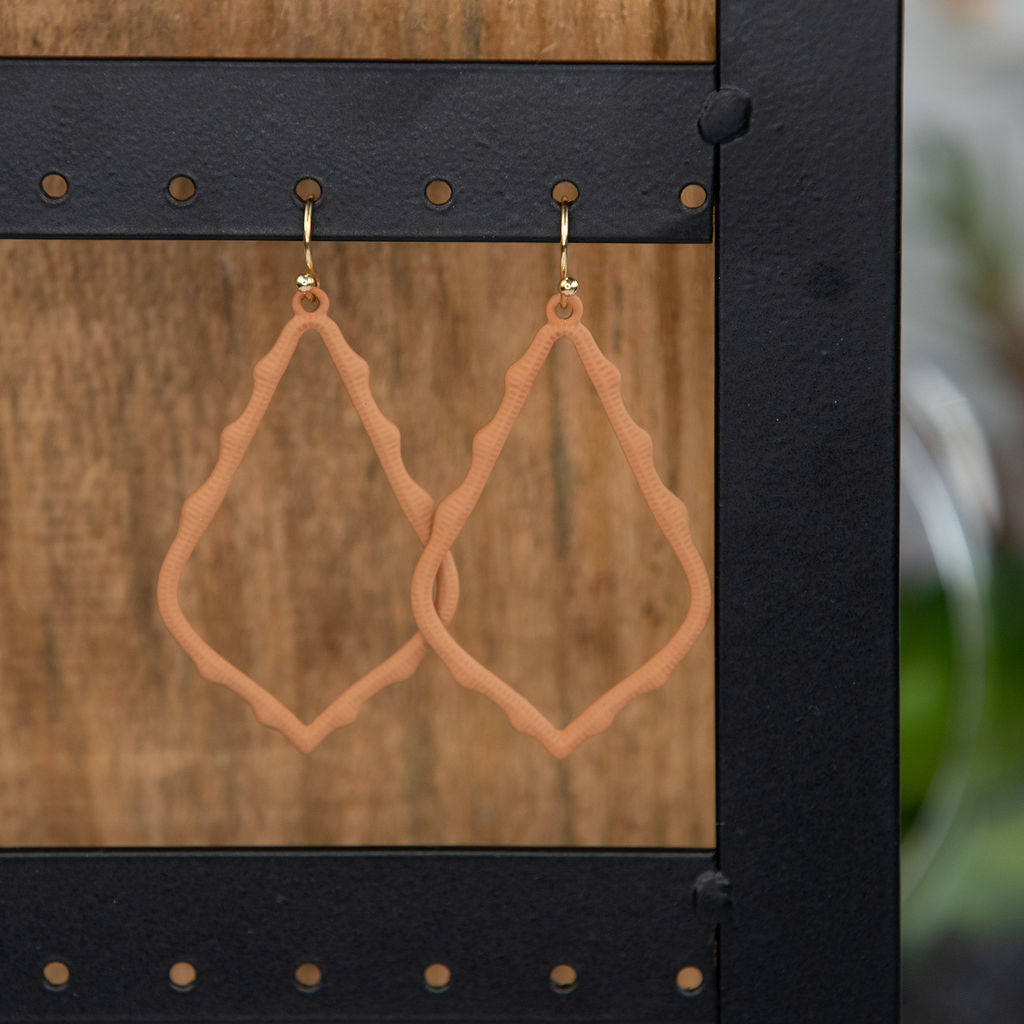 Moroccan Teardrop Dangle Earrings