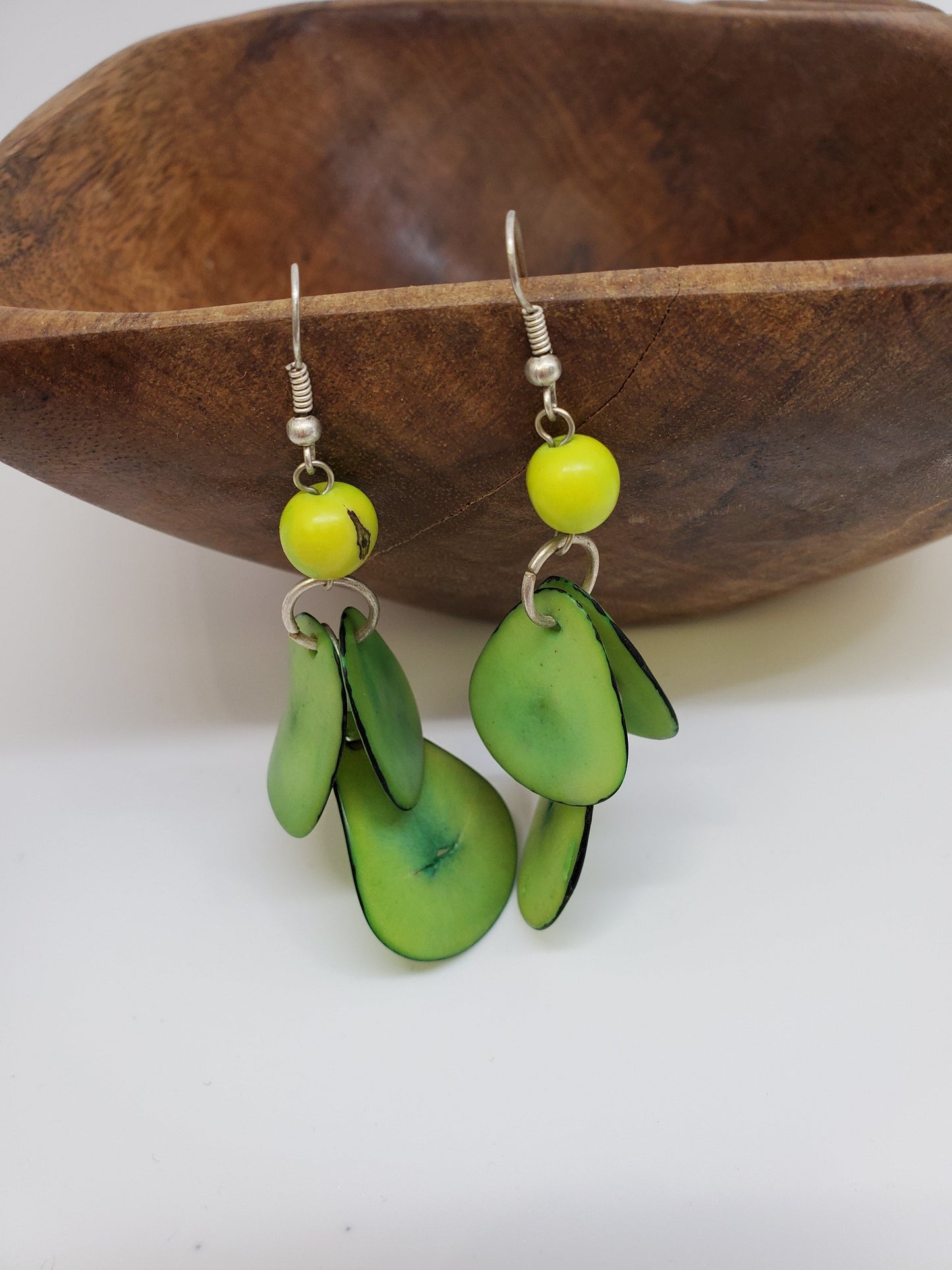 Tagua Nut Earrings