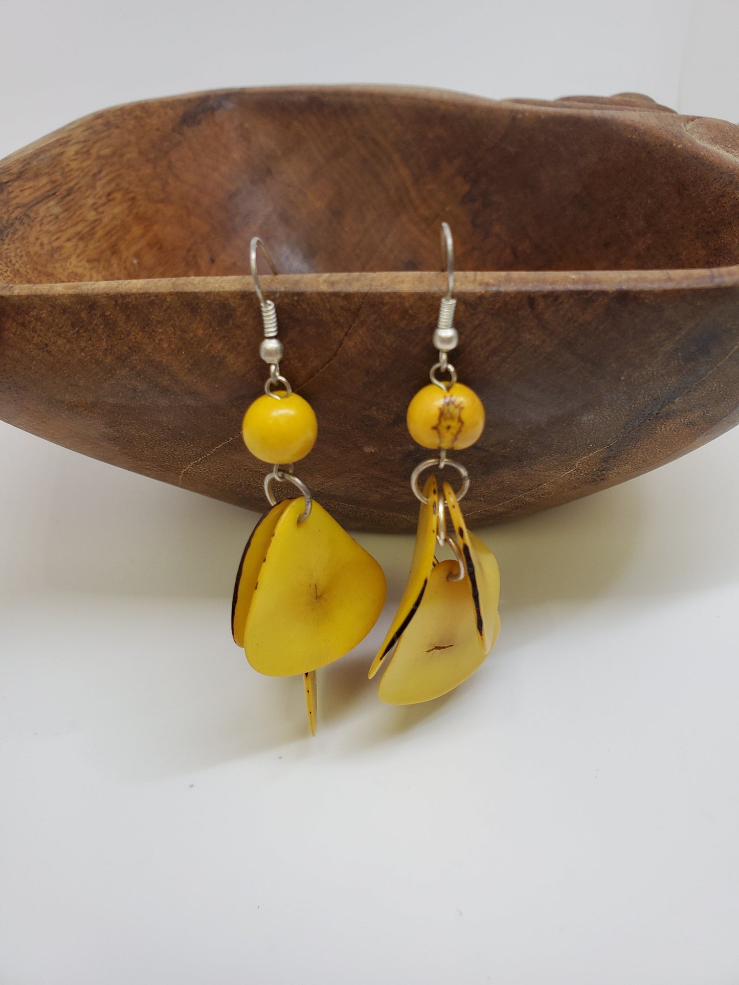 Tagua Nut Earrings