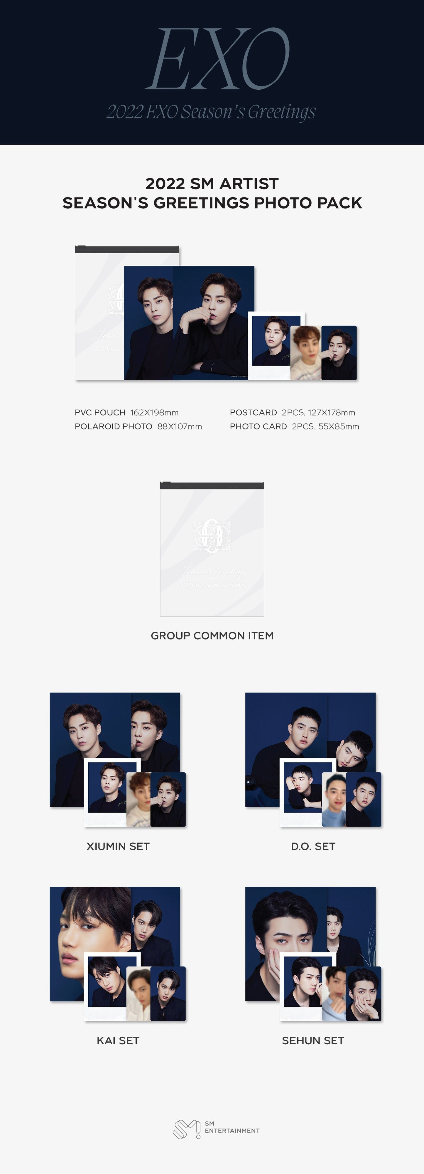 2022 Sm Artist Season's Greetings Photo Pack
