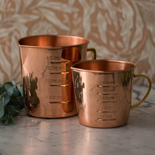 Copper Liquid Measuring Cup