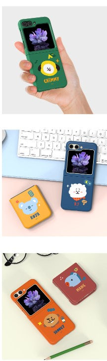 BT21 Baby Green Planet Galaxy Z Filp5 Slim Case