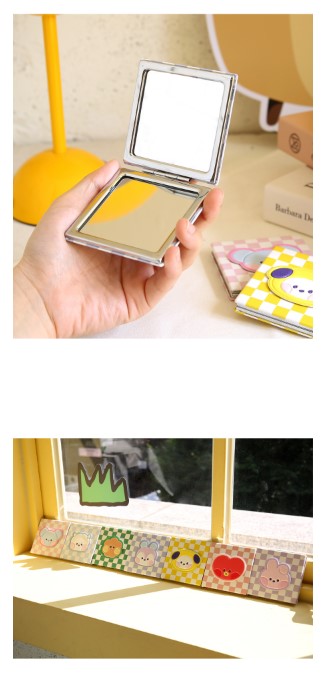BT21 Minini Leather Patch Mirror