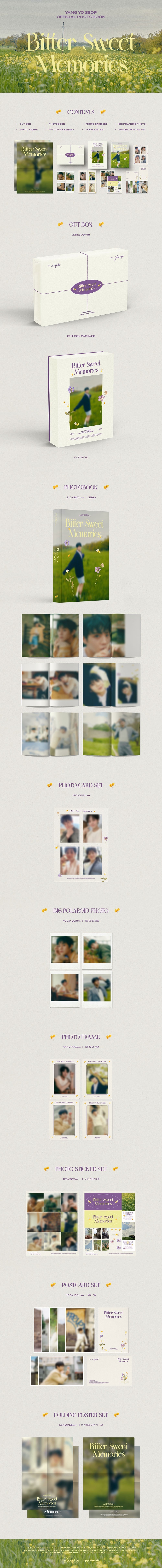 Yang Yo Seop Photo Book - Bitter Sweet Memories