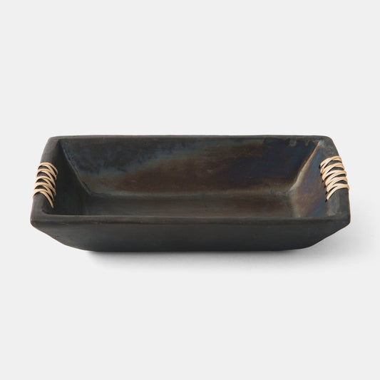 Longpi Black Clay Serving Plater