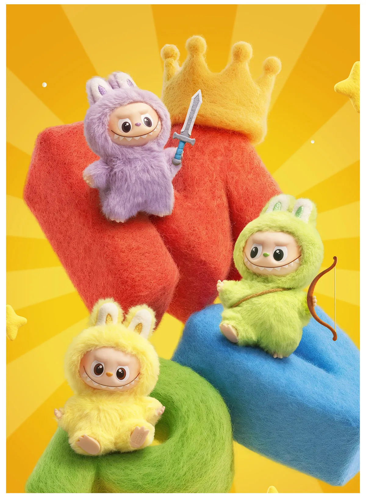 Pop Mart Labubu Pin for Love Series Blind Box (A-M) Yellow - Osadia Concept Store