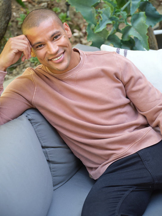 Mineral Wash Fleece Crew