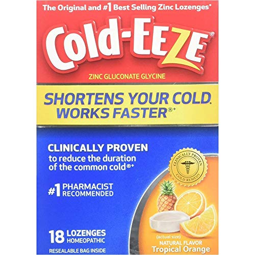 Cold Eeze Remedy, Lozenges, Tropical Orange Flavor