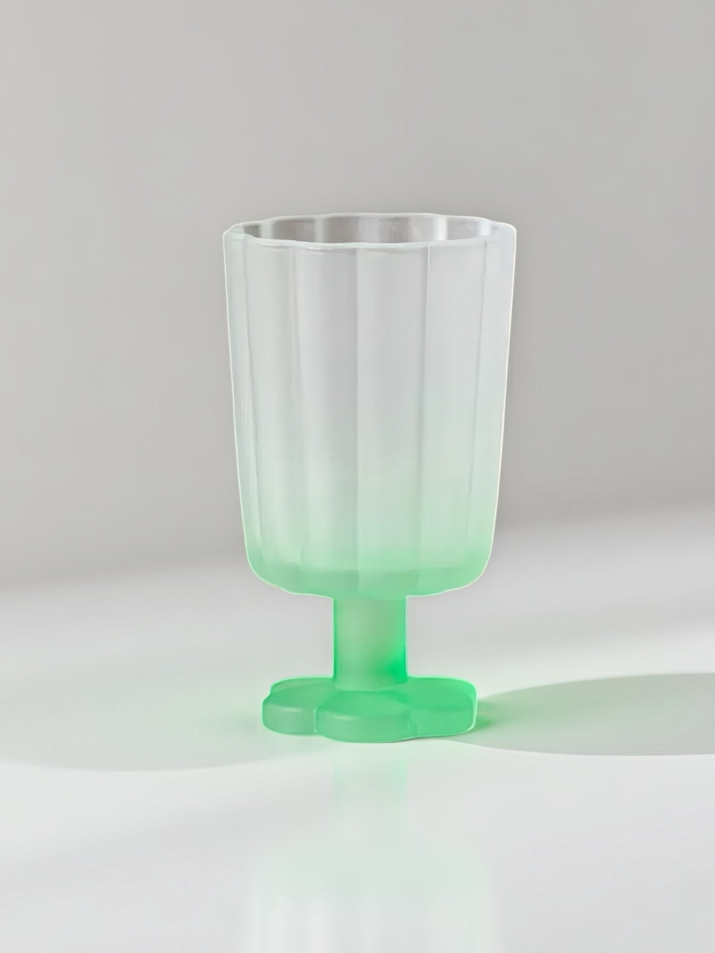 Hand Blown Petal Goblets - Cute Whimsical Colored Wine Glasses