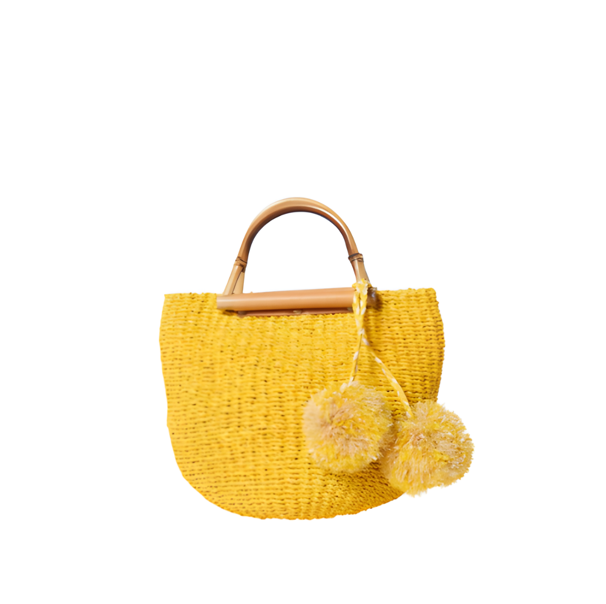 Maxi Straw Poof Crossbody