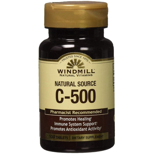 Windmill Natural Source Vitamin C-500 Tablets
