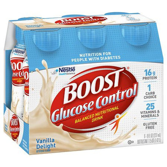 Boost Balanced Nutritional Drink, Glucose Control, Very Vanilla