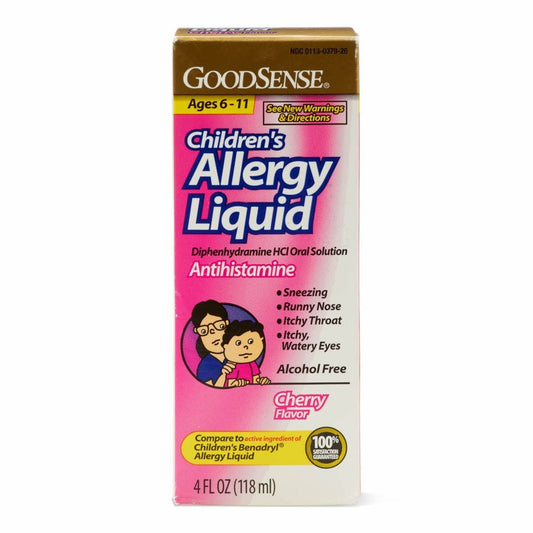 GoodSense Allergy Relief, Children's, Cherry Flavor 4 Oz