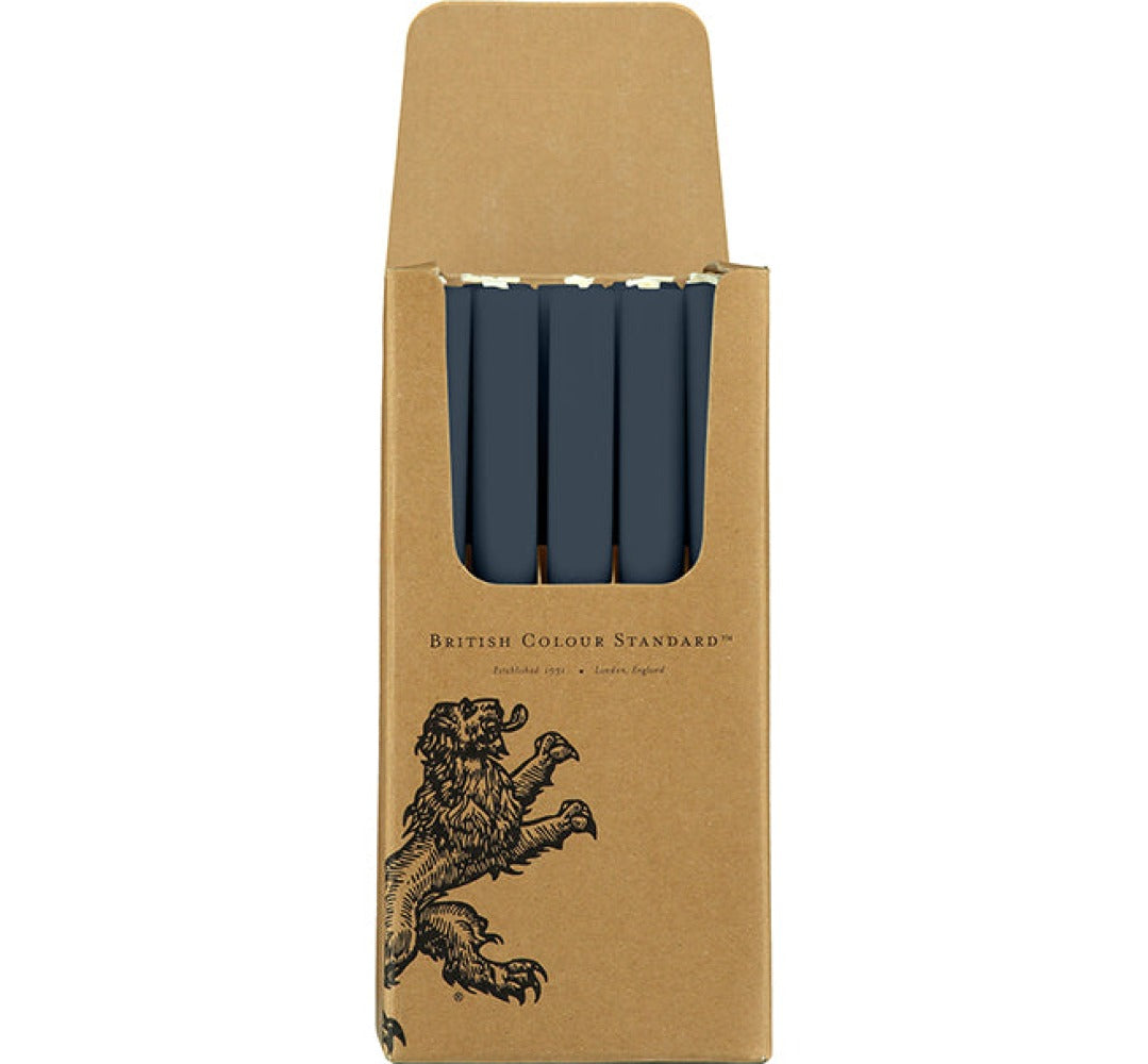 S/25 Gunmetal Grey Dinner Candles