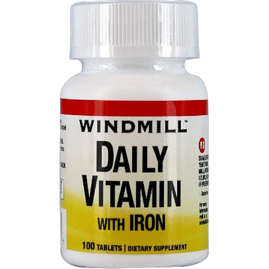 Windmill Daily Vitamin With Iron Tablets 100ct