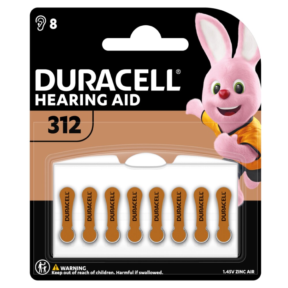 Duracell Zinc Air 312 1.5 V Hearing Aid Battery